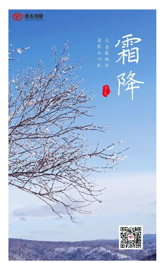 今日霜降|亚太物业祝您“柿柿”如意